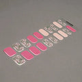 Transparent Gel Stickers Floral — Semi-Cured Gel Nail Wraps