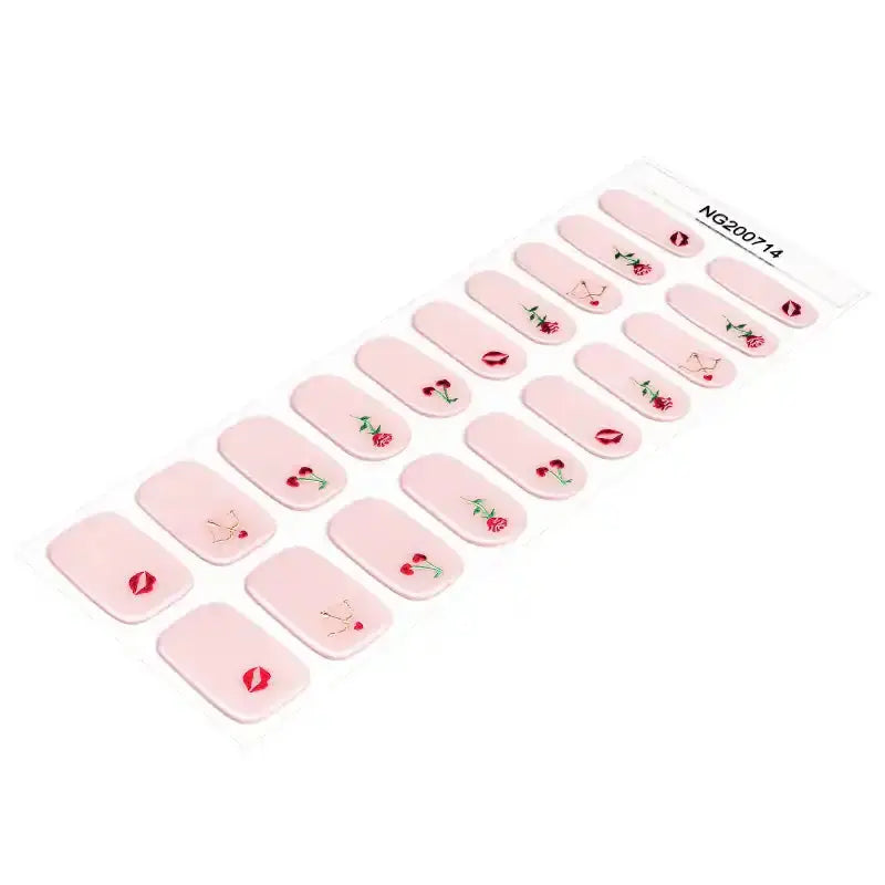 Valentine's Day — Semi-Cured Gel Nail Wraps