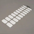 White Solid — Semi-Cured Gel Nail Wraps