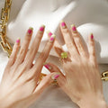 Whoelsale Green And Red Ombre — Semi-Cured Gel Nail Wraps