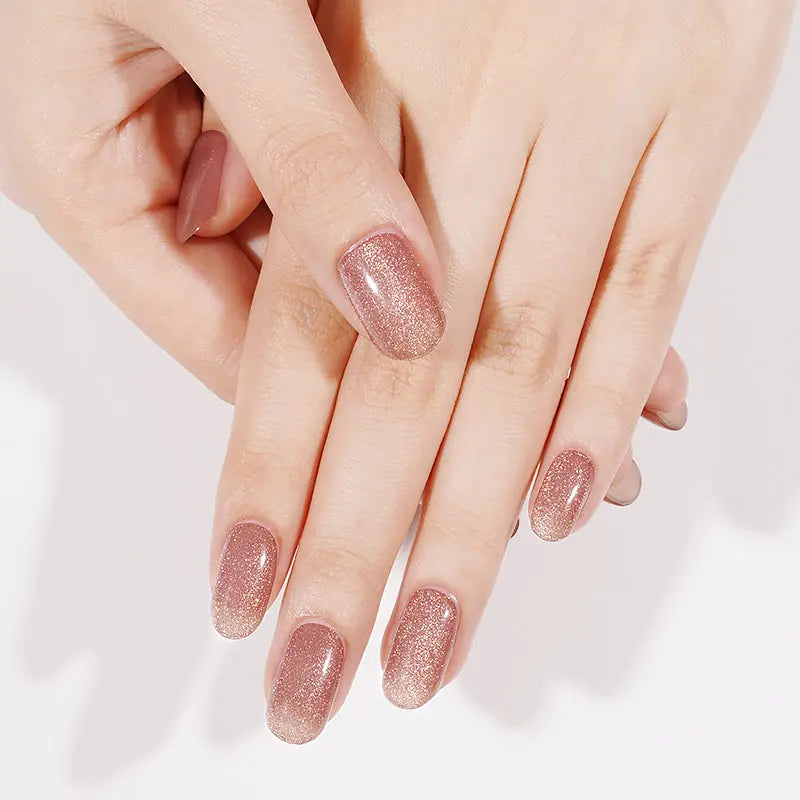 Wholeale Cat-eye Gel Strips Personalized — Semi-Cured Gel Nail Wraps