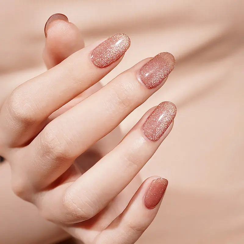 Wholeale Cat-eye Gel Strips Personalized — Semi-Cured Gel Nail Wraps