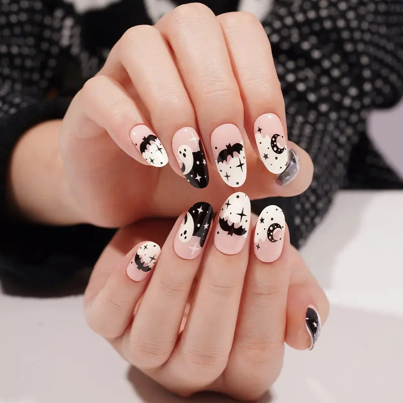 2025 Halloween Glow In The Dark Gel — Semi-Cured Gel Nail Wraps
