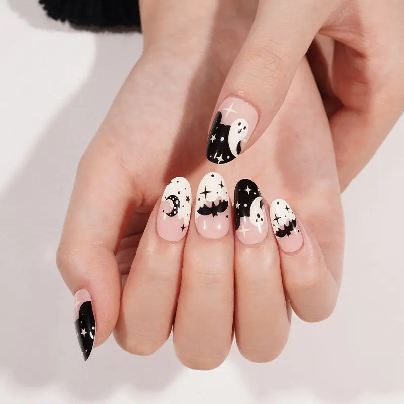 2025 Halloween Glow In The Dark Gel — Semi-Cured Gel Nail Wraps
