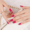 Amaranth Laser Glitter Gel — Semi-Cured Gel Nail Wraps