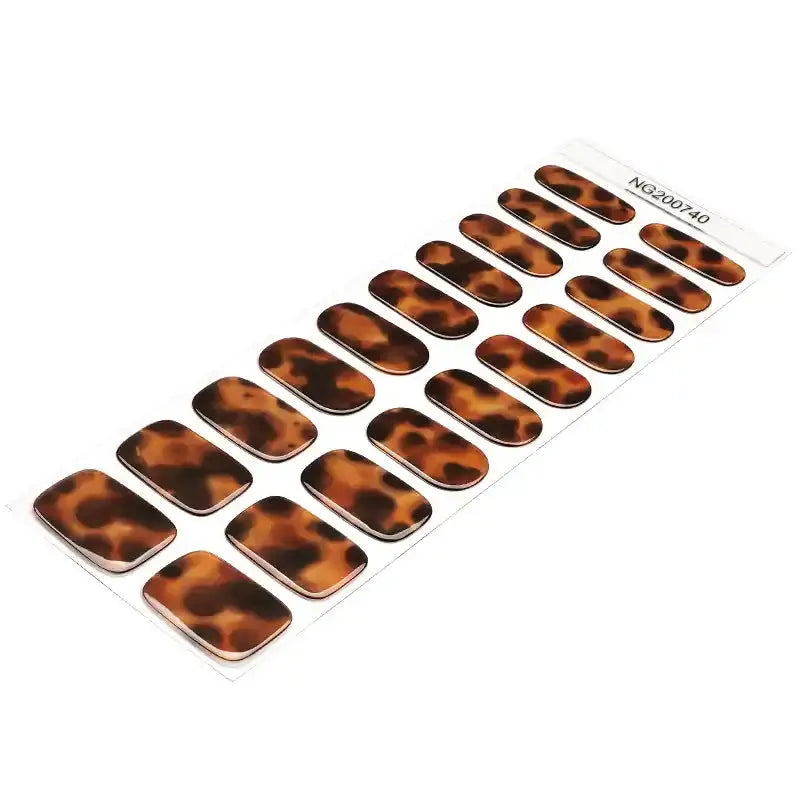 Amber Collection — Semi-Cured Gel Nail Wraps
