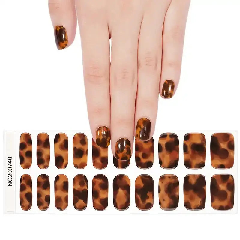 Amber Collection — Semi-Cured Gel Nail Wraps