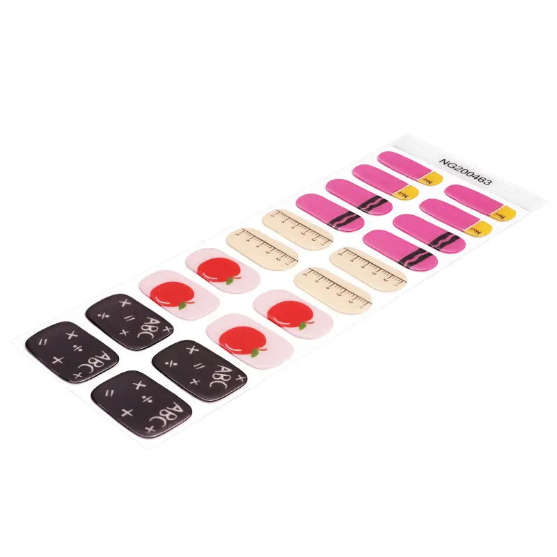 Apple Gel Designs — Semi-Cured Gel Nail Wraps