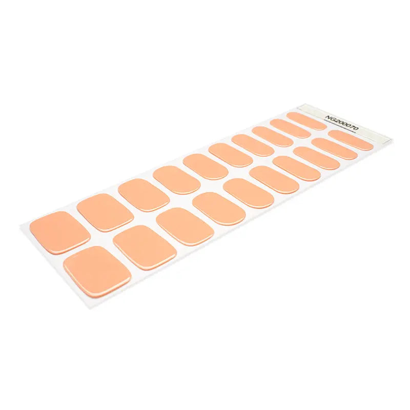 Coral — Semi-Cured Gel Nail Wraps