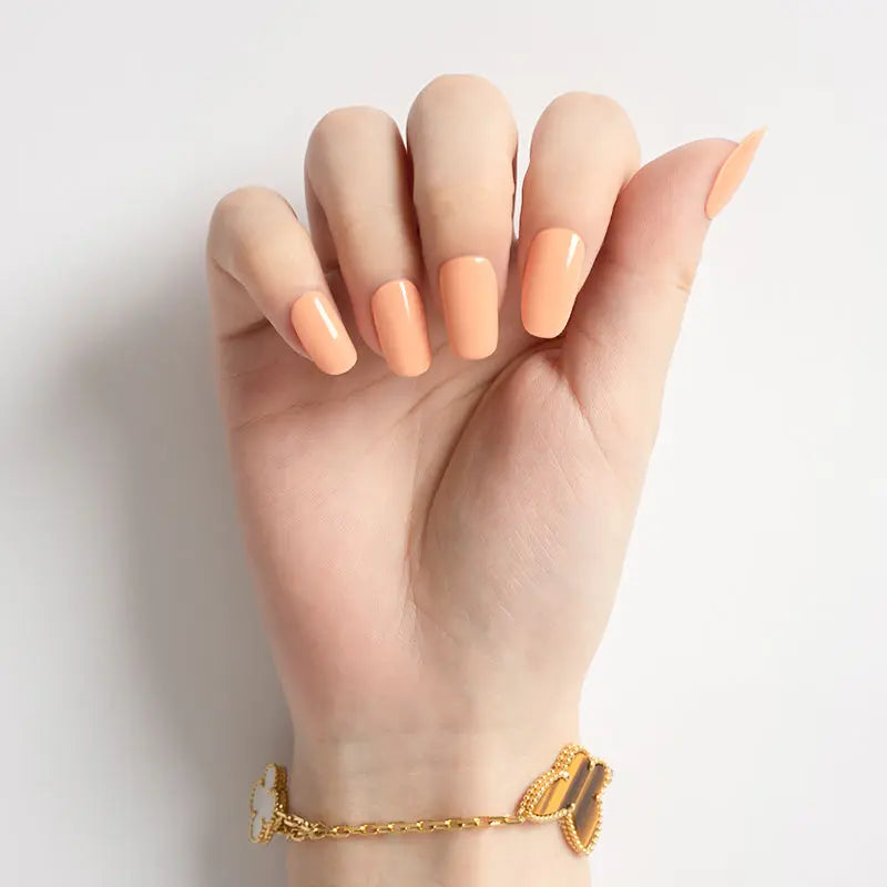 Coral — Semi-Cured Gel Nail Wraps
