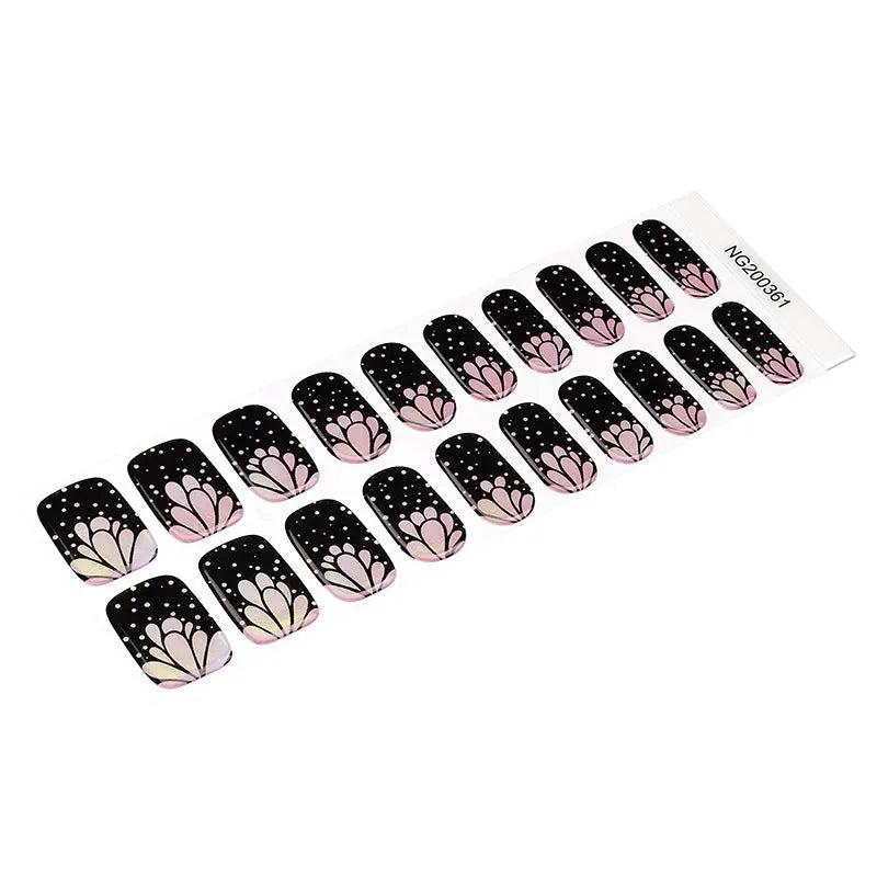 Aurora Gel Strips Designs — Semi-Cured Gel Nail Wraps