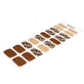 Autumn Shades Wheat Art Design — Semi-Cured Gel Nail Wraps