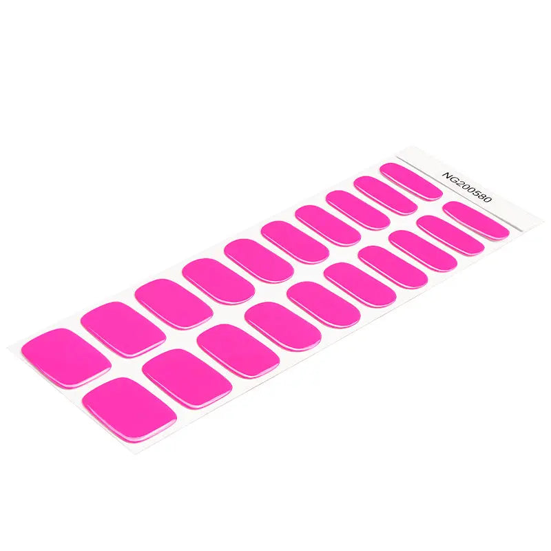 Barbie Pink – & Customization Available — Semi-Cured Gel Nail Wraps