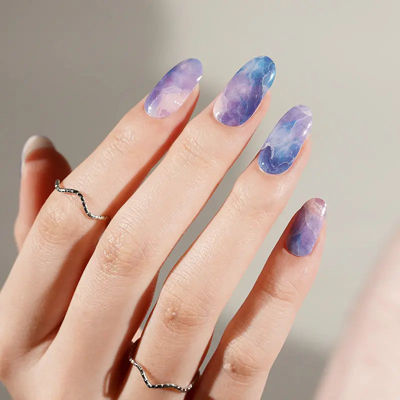 Blue Gel — Semi-Cured Gel Nail Wraps