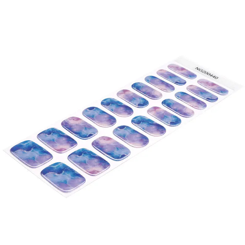 Blue Gel — Semi-Cured Gel Nail Wraps