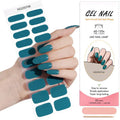 Blue-Gray — Semi-Cured Gel Nail Wraps