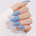 Blue Solid — Semi-Cured Gel Nail Wraps