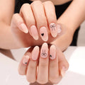 Bow & Heart Stickers Cute Strips — Semi-Cured Gel Nail Wraps