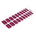 Burgundy Cat Eye Glitter – & Branding Available — Semi-Cured Gel Nail Wraps