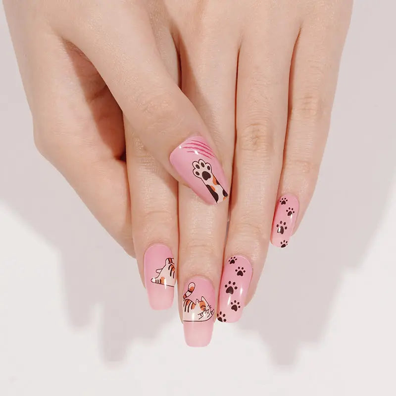 Easy Application Nail Art — Semi-Cured Gel Nail Wraps