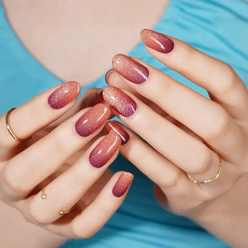 Cat-eye Strips Ombre Gel — Semi-Cured Gel Nail Wraps