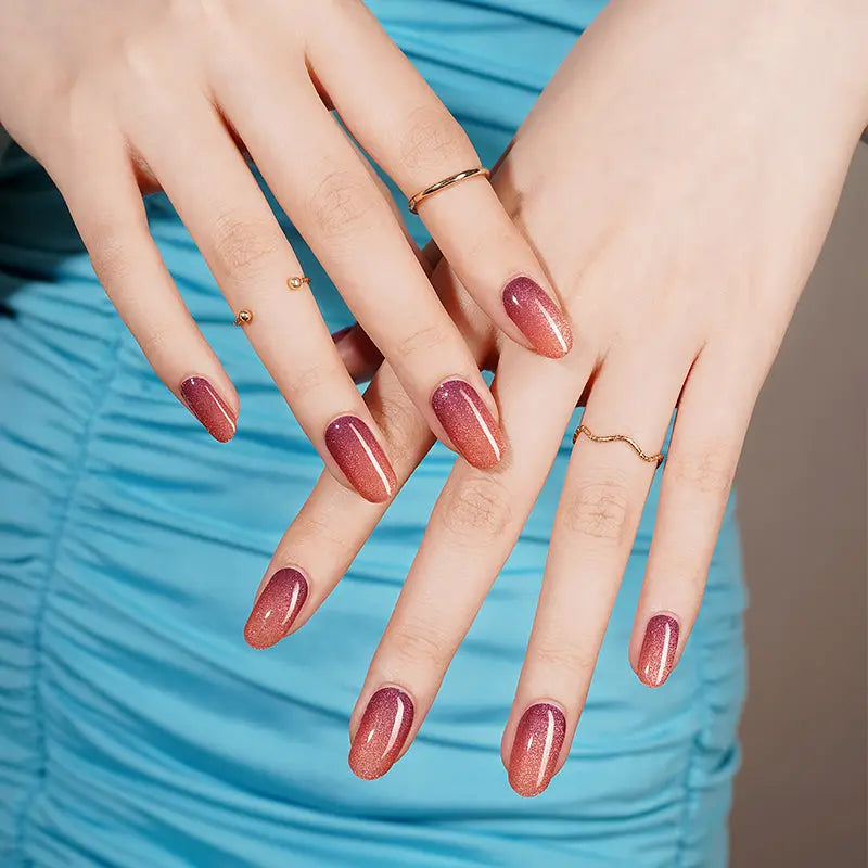 Cat-eye Strips Ombre Gel — Semi-Cured Gel Nail Wraps