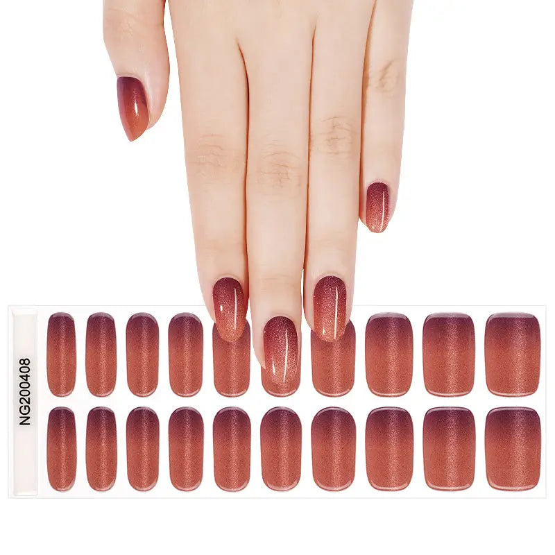 Cat-eye Strips Ombre Gel — Semi-Cured Gel Nail Wraps