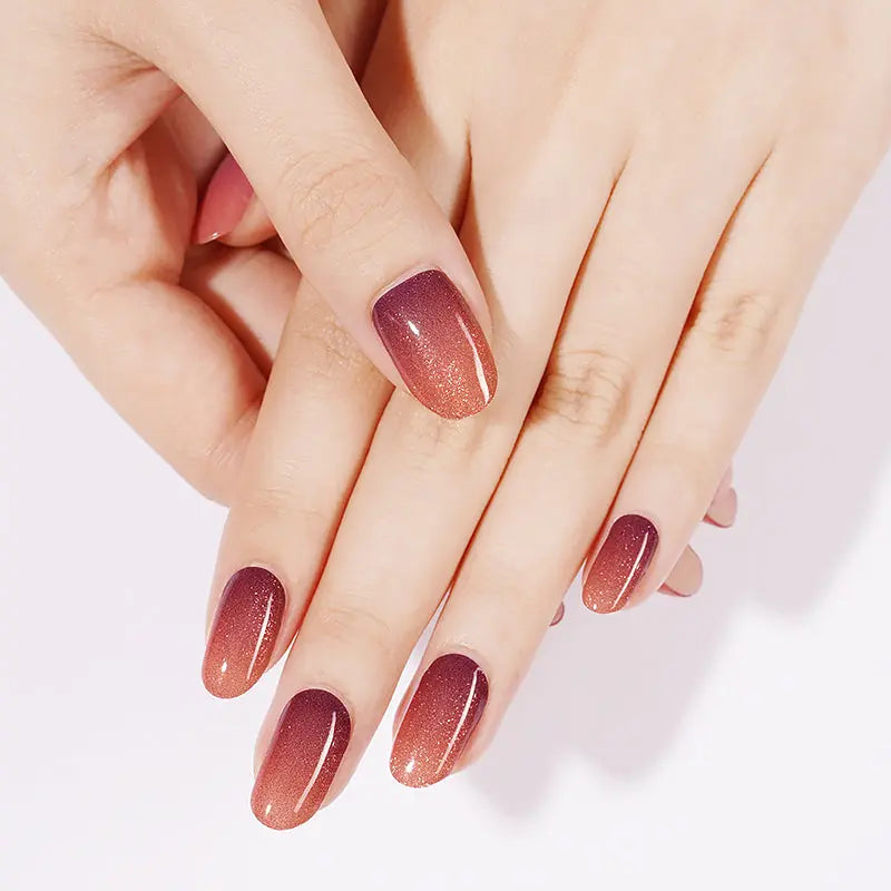 Cat-eye Strips Ombre Gel — Semi-Cured Gel Nail Wraps