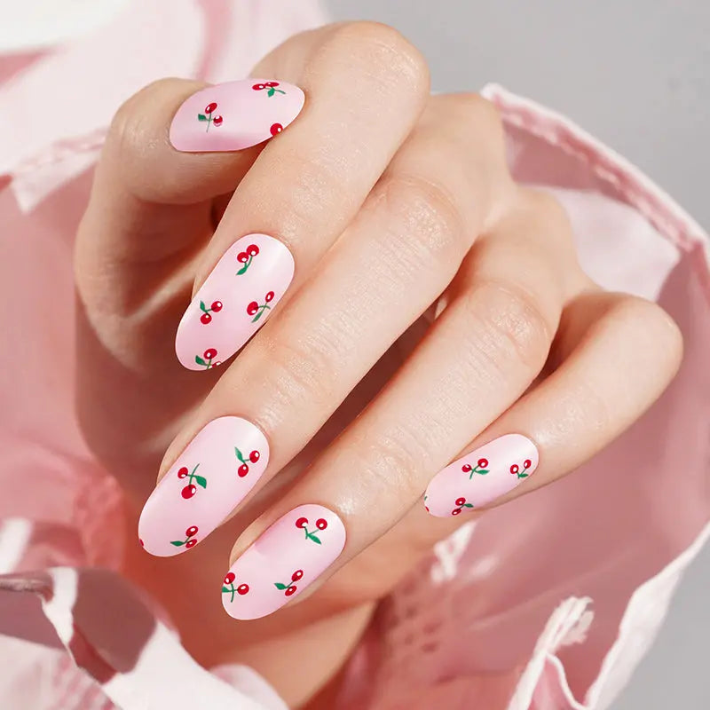Cherry — Semi-Cured Gel Nail Wraps