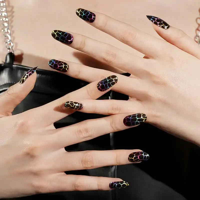 Colorful Animal Patterns — Semi-Cured Gel Nail Wraps