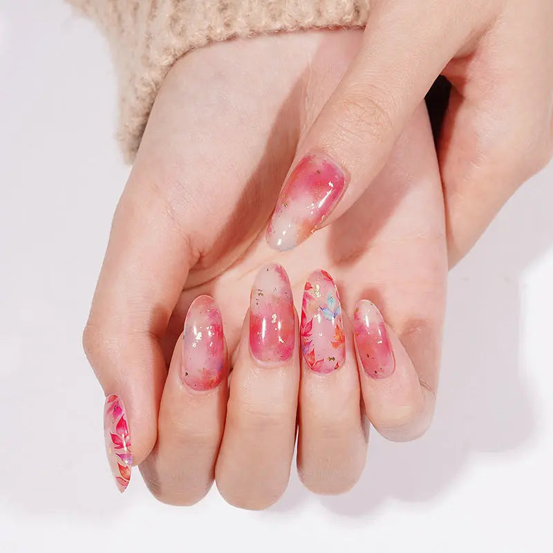 Colorful Autumn Stickers — Semi-Cured Gel Nail Wraps