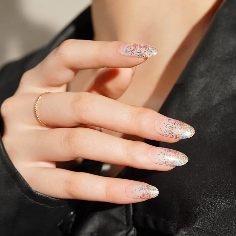 Confetti Stickers — Semi-Cured Gel Nail Wraps