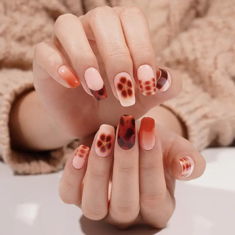 Creative French Style – & Customization Available — Semi-Cured Gel Nail Wraps
