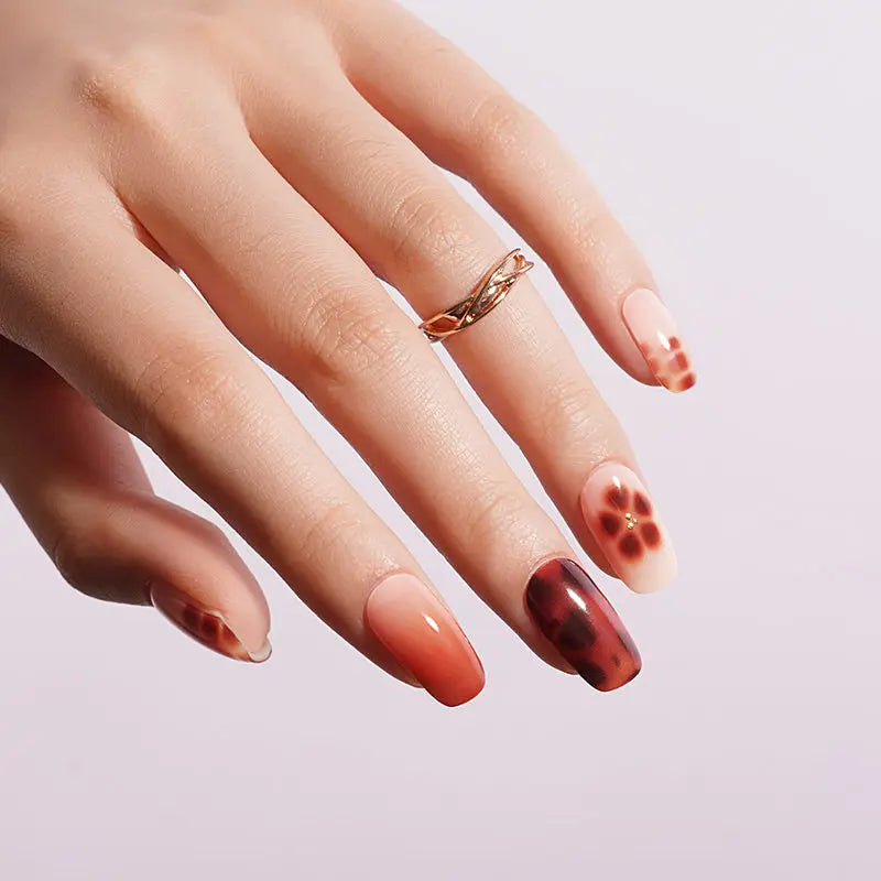 Creative French Style – & Customization Available — Semi-Cured Gel Nail Wraps