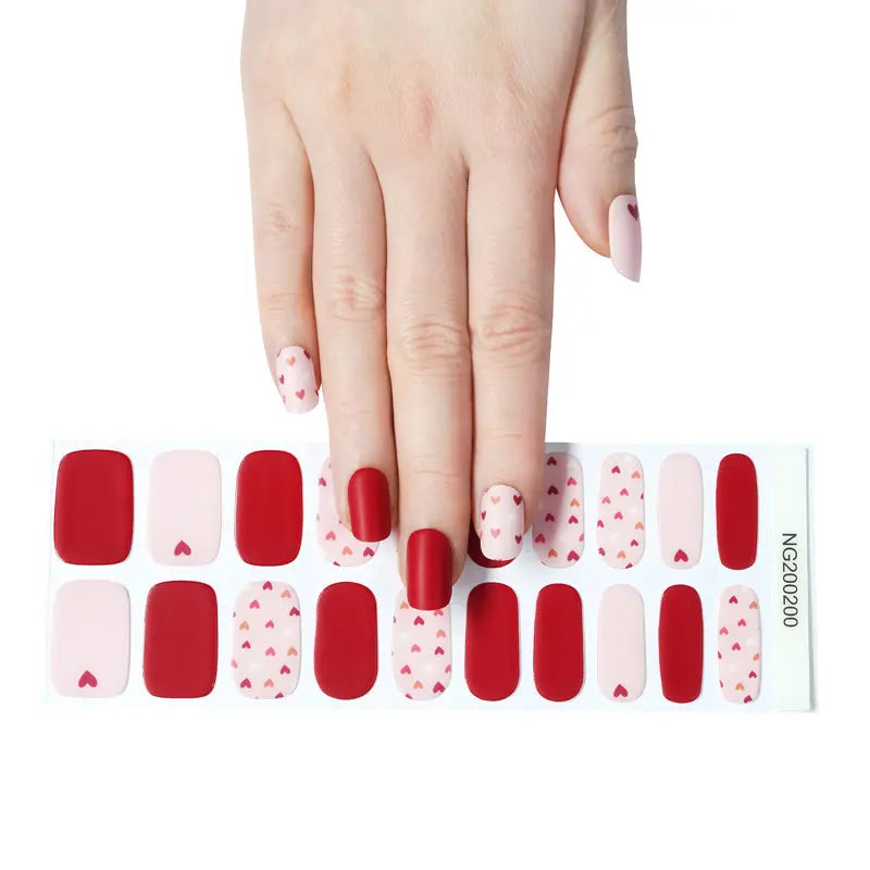 Curable Pricing Art For Lovers — Semi-Cured Gel Nail Wraps