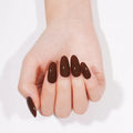 Dark Brown Gel — Semi-Cured Gel Nail Wraps