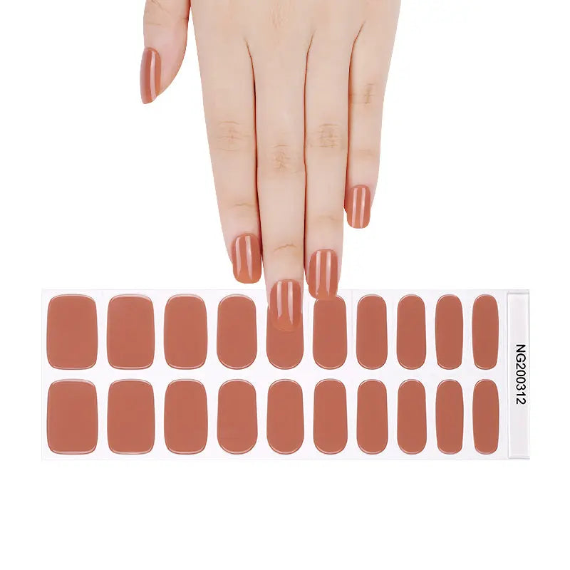 Deals On Fall Colors Gel Stickers: Upgrade Your Inventory! — Semi-Cured Gel Nail Wraps