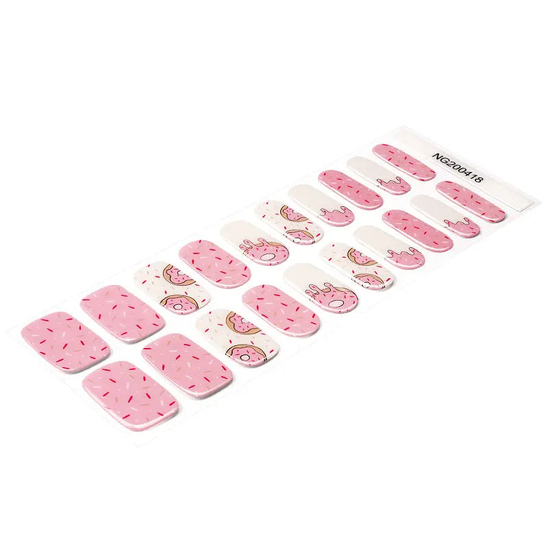 Donut 20 Multisized Gel — Semi-Cured Gel Nail Wraps