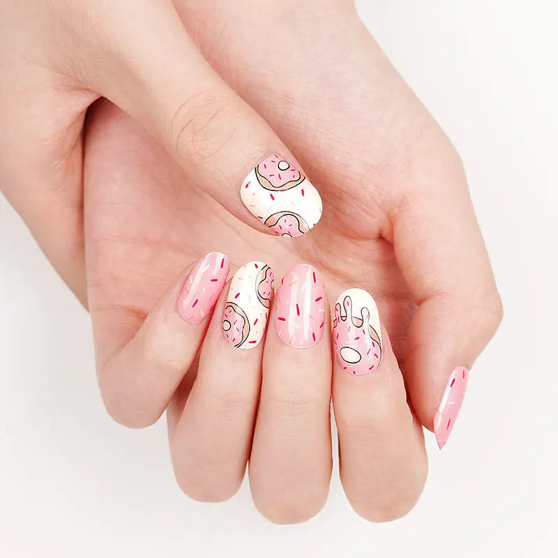 Donut 20 Multisized Gel — Semi-Cured Gel Nail Wraps