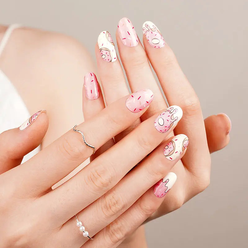 Donut 20 Multisized Gel — Semi-Cured Gel Nail Wraps