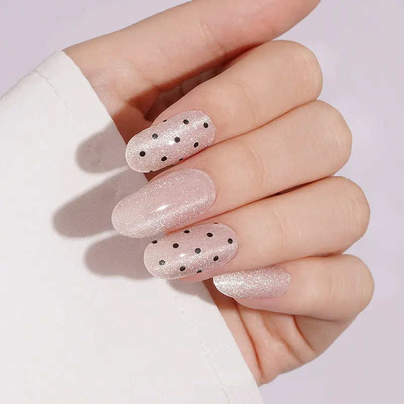 Dots Cat-eye — Semi-Cured Gel Nail Wraps