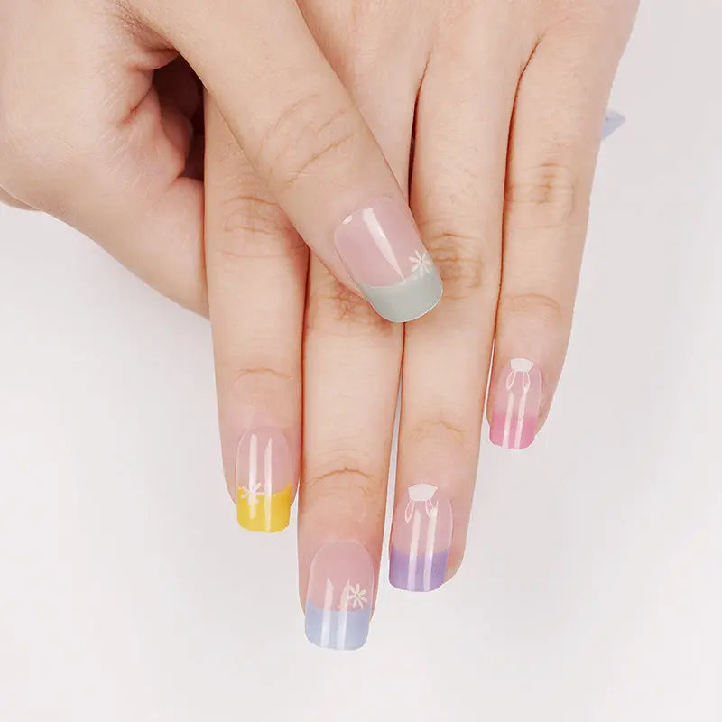 Easter Art Rubbit Gel Designs — Semi-Cured Gel Nail Wraps