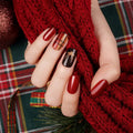 Fawn Gel Art Christmas Gel Designs — Semi-Cured Gel Nail Wraps