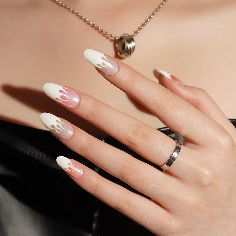Flaming Hot 20 Tips — Semi-Cured Gel Nail Wraps