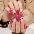 Floral Gel Stickers Gel Suppliers — Semi-Cured Gel Nail Wraps