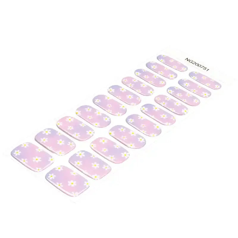 Floral — Semi-Cured Gel Nail Wraps