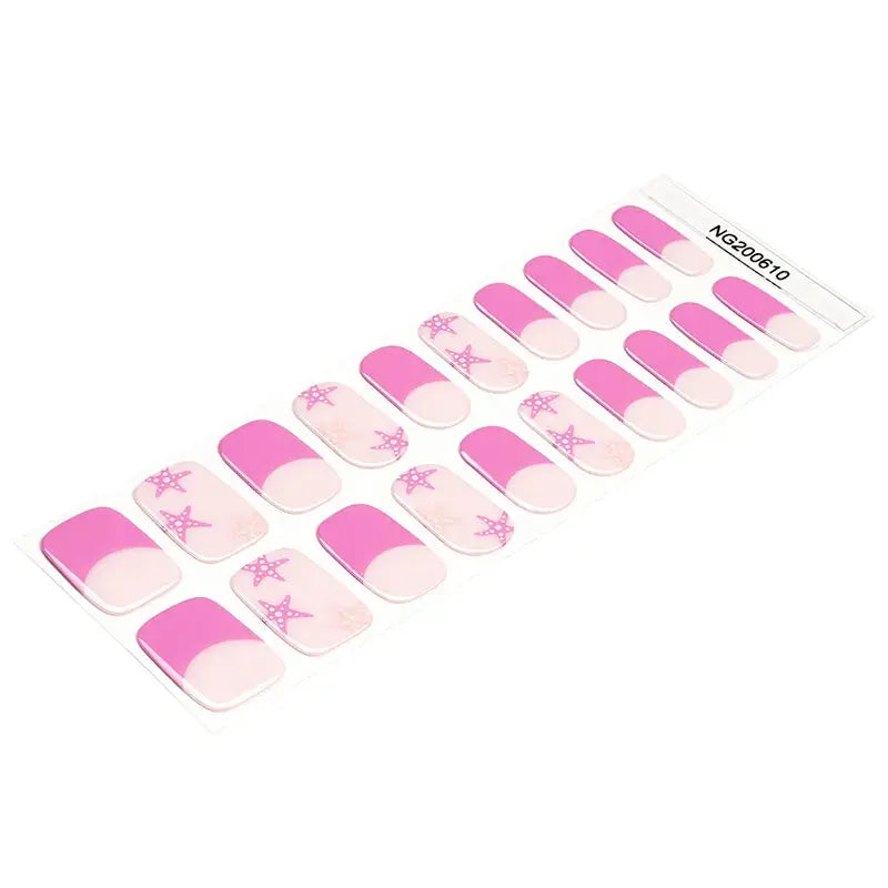 French Gel Sticker Suppliers — Semi-Cured Gel Nail Wraps