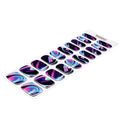 Galaxy Gel Stickers Swirling Colours — Semi-Cured Gel Nail Wraps