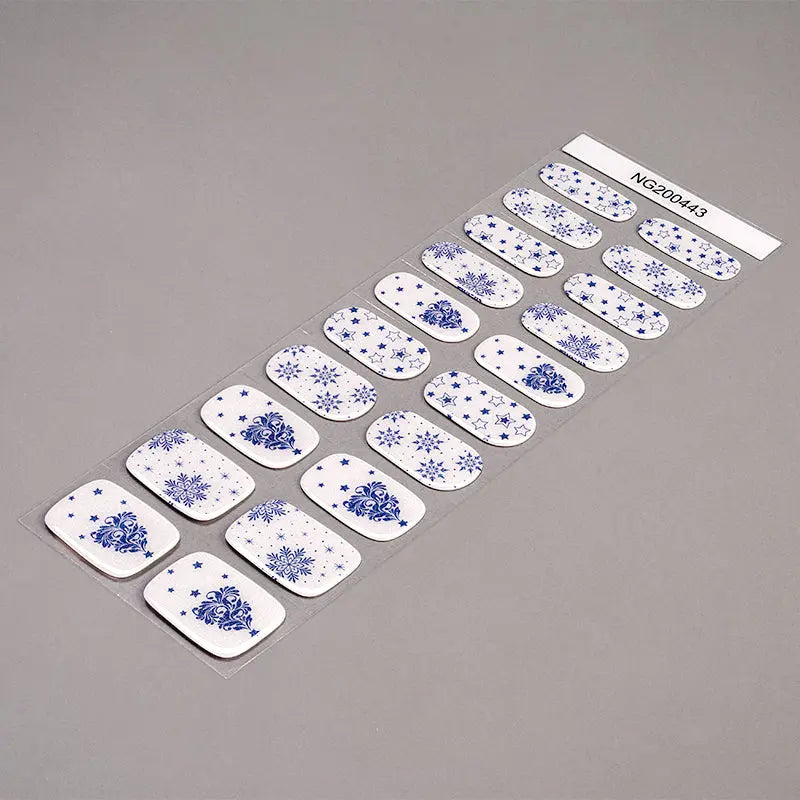 Gel Stickers Christmas Gel — Semi-Cured Gel Nail Wraps