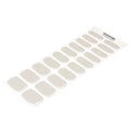Beige-white Solid Designs — Semi-Cured Gel Nail Wraps